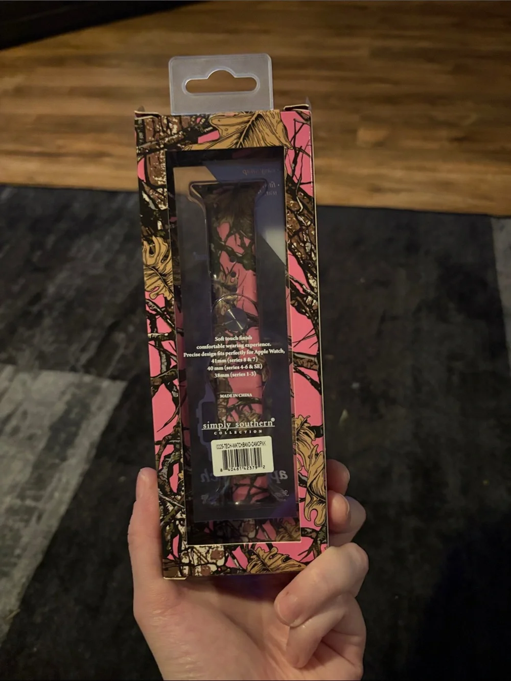 Simply Southern Pink Camo Apple Watch Band - Pink & Brown Camo